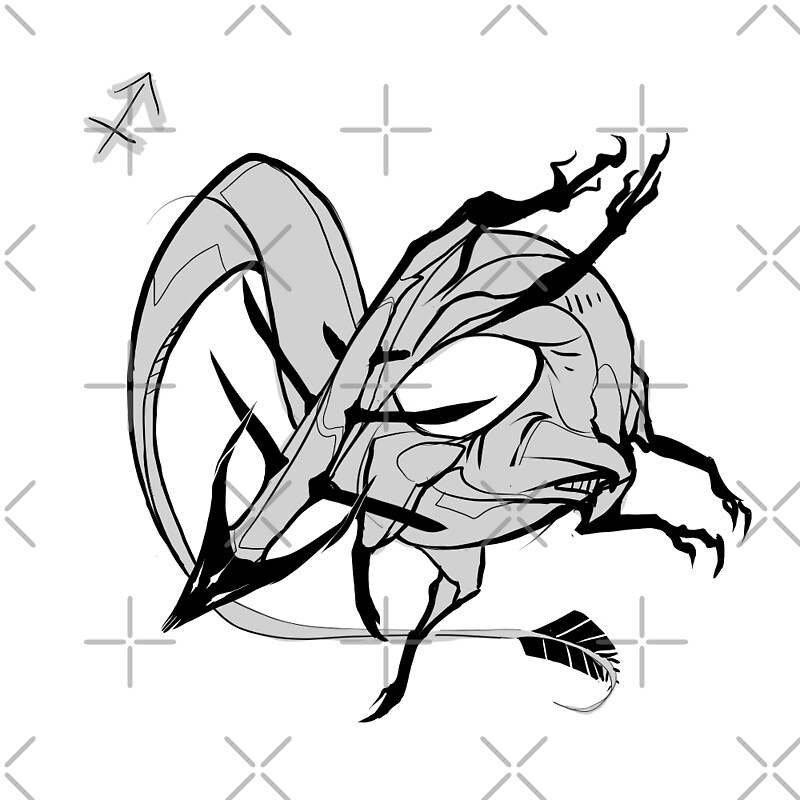 Doublezodiac Sagittarius Dragon By Disasters Redbubble