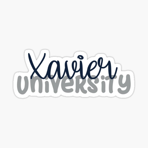 Xavier University Sticker For Sale By Nicolerogge Redbubble