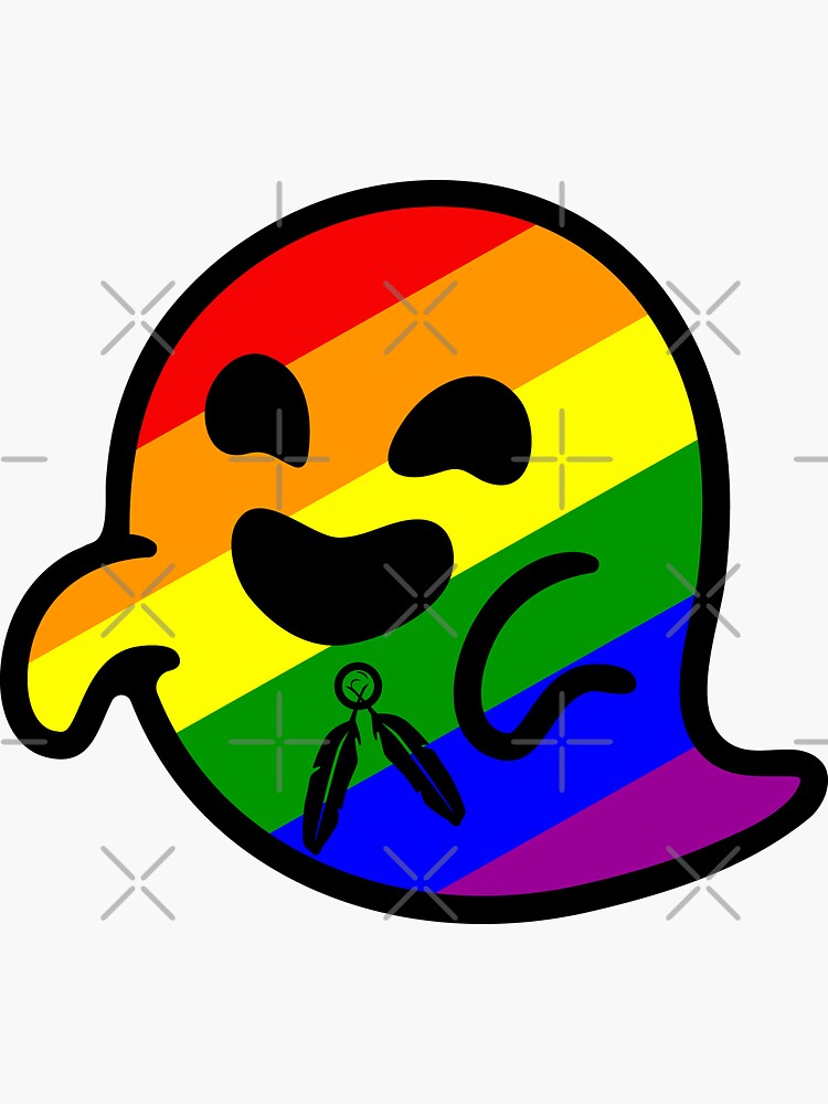 Two Spirit 2S Pride Gaysper And Friends Gay Ghost LGBTQ LGBT Sticker