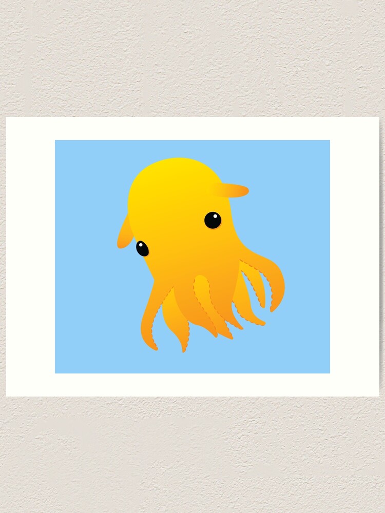 Cute Dumbo Octopus Art Print By Theartarmature Redbubble