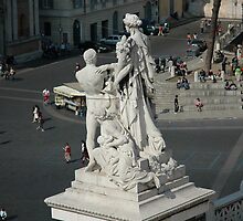 Victor Emmanuel monument in Rome, Italy by buttonpresser