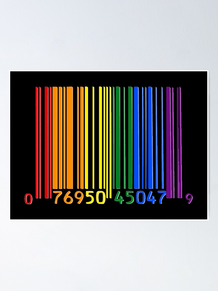 Gay Pride Blanket Rainbow Barcode LGBT Flag Phone Accessory LGBTQ