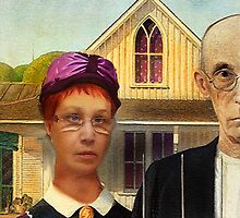 The Purple Hat Art League by hickerson