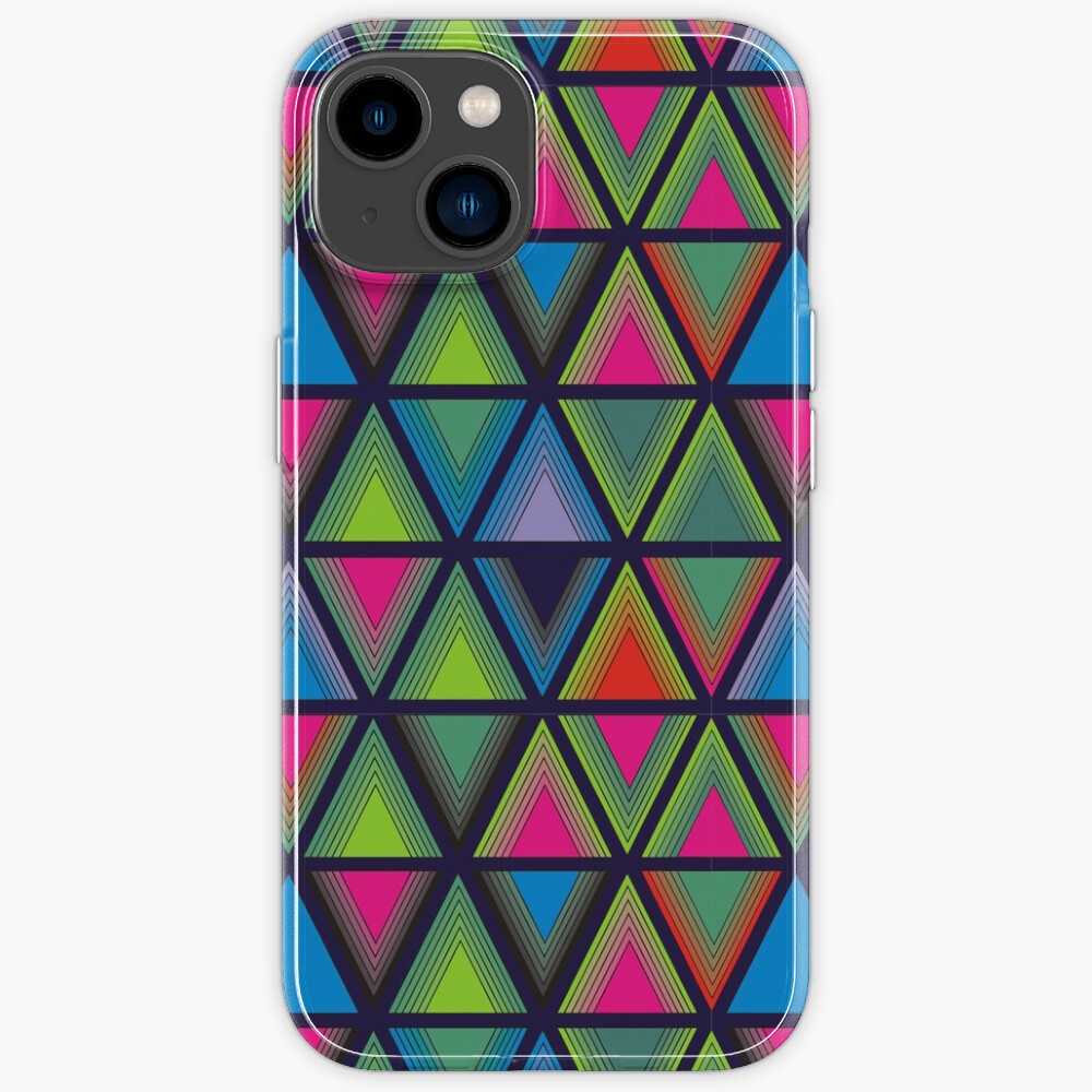 Bright Pattern Of Triangles Iphone Case For Sale By Nata V Redbubble