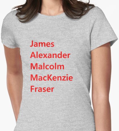 james alexander malcolm mackenzie fraser t shirt