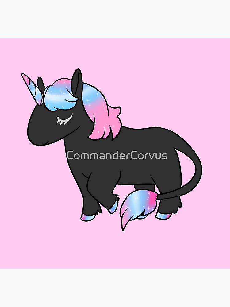 Trans Pride Unicorn Poster For Sale By CommanderCorvus Redbubble