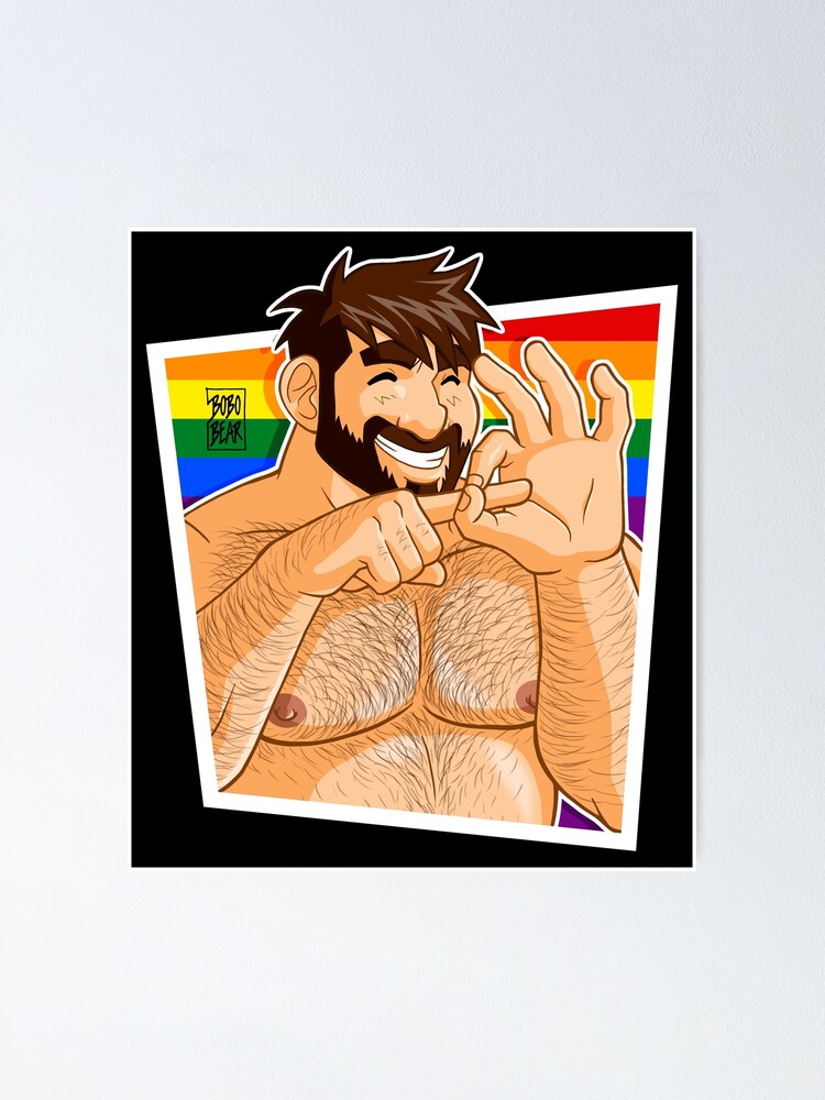 Adam Likes Naked Fun Gay Pride Poster For Sale By Bobobear Redbubble