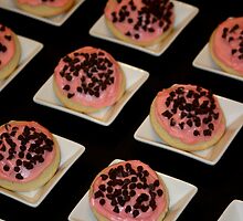 Sugar Cookies with Chocolate Chip Almond Icing by Brent McMurry
