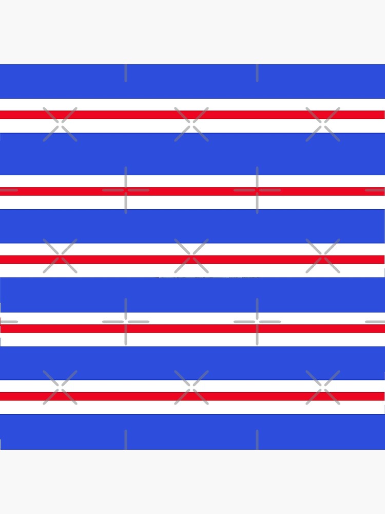 Glasgow Rangers FC Retro Stripes Poster For Sale By Grantspics