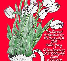A pitcher of Tulips by James Lewis Hamilton