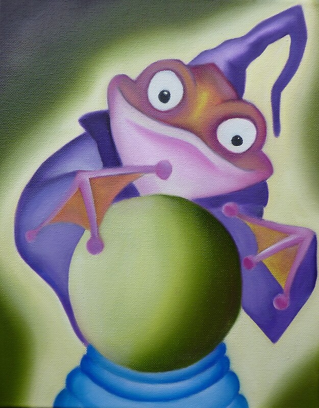 "The wizard frog." by Lianne Oost Redbubble