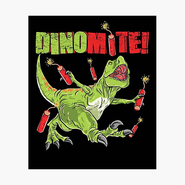 L Mina Fotogr Fica Humor Lindo Dinomite Funny T Rex Dinosaurios Pun