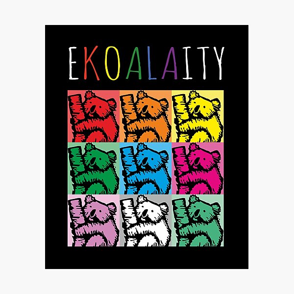 Ekoalaity Cute Equality Koala Rainbow Gay Pride Lgbt Flag Colors