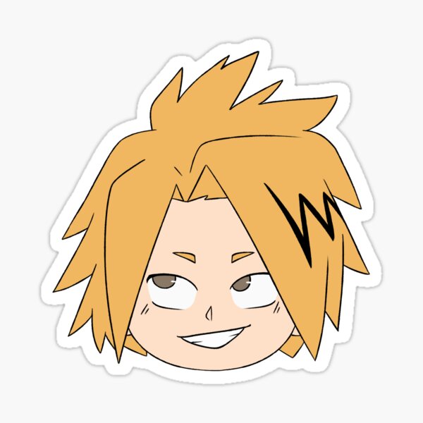 Denki Kaminari BNHA Sticker For Sale By Ashab0mb Redbubble