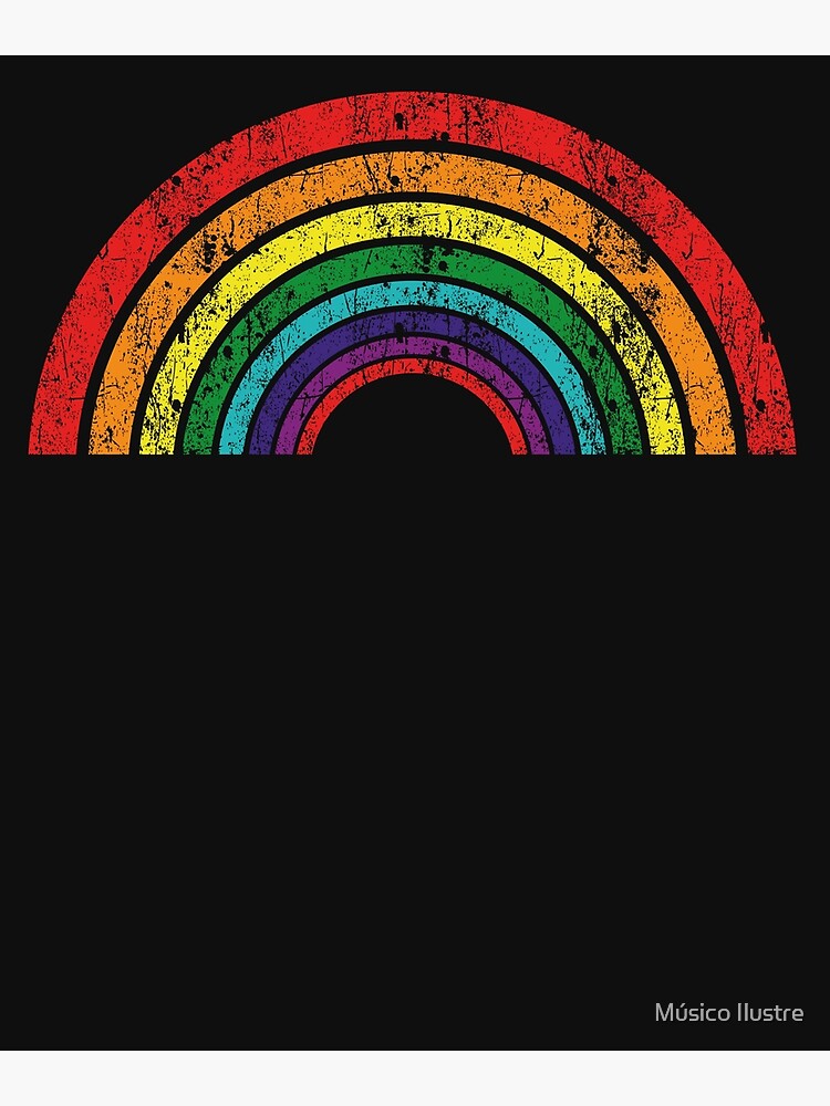 Gay Pride Lgtb Rainbow T Shirt Poster By Dconciente Redbubble