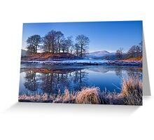 River Brathay Reflections. Greeting Card