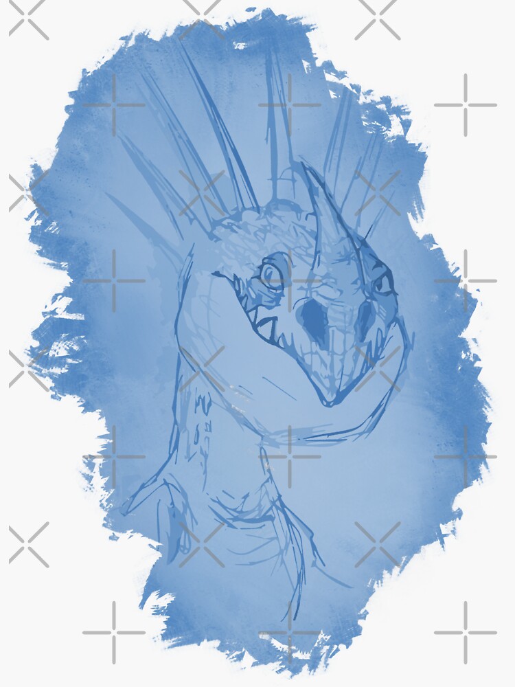 Stormfly Blue Sticker For Sale By Leximaahs Redbubble