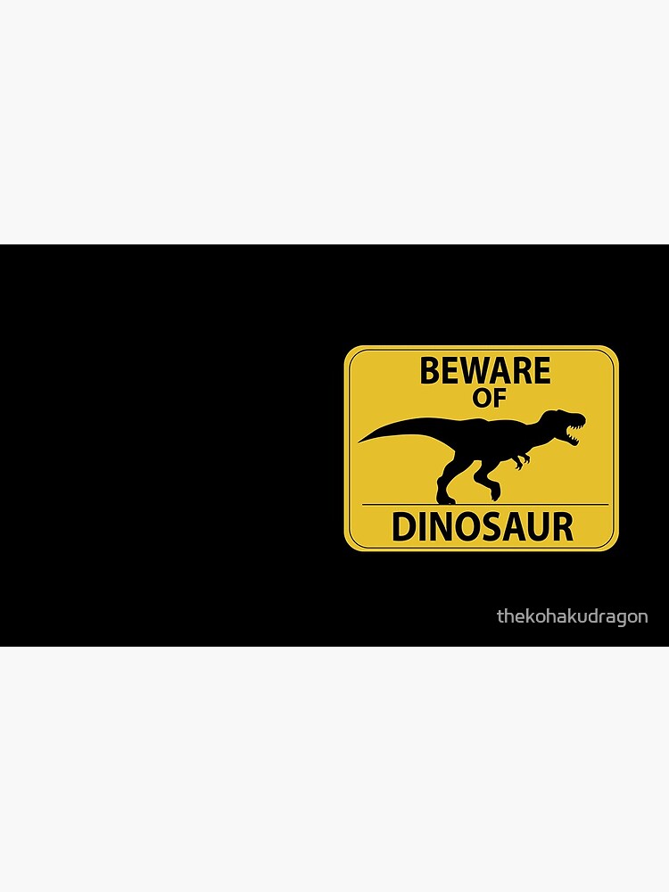 Beware Of Dinosaur Sign New Coffee Mug For Sale By Thekohakudragon