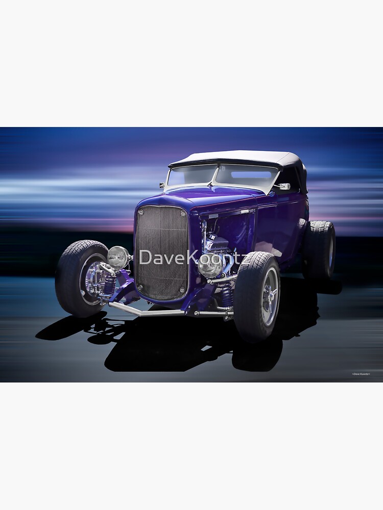 Ford Hiboy Roadster Sticker By Davekoontz Redbubble