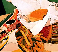 mcdonald's burger and fries by brian gregory