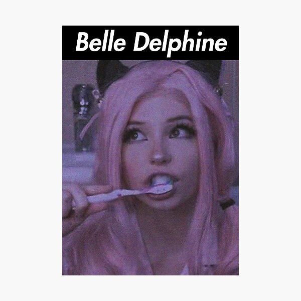 Belle Delphine Photographic Print For Sale By Nelsonrommel Redbubble