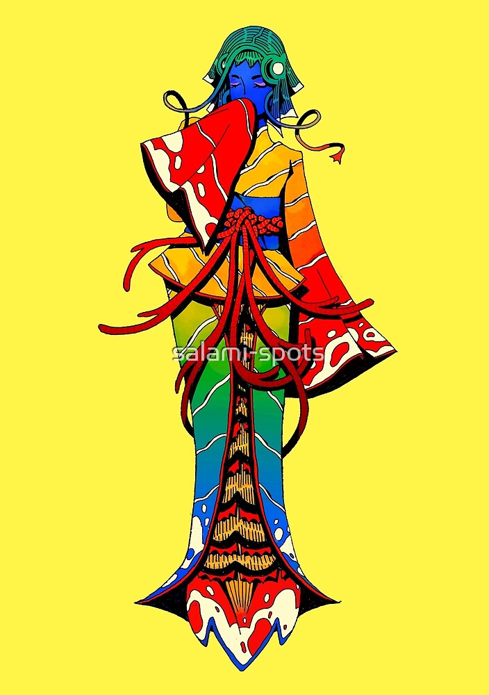 Peacock Mantis Shrimp Mermaid By Salami Spots Redbubble