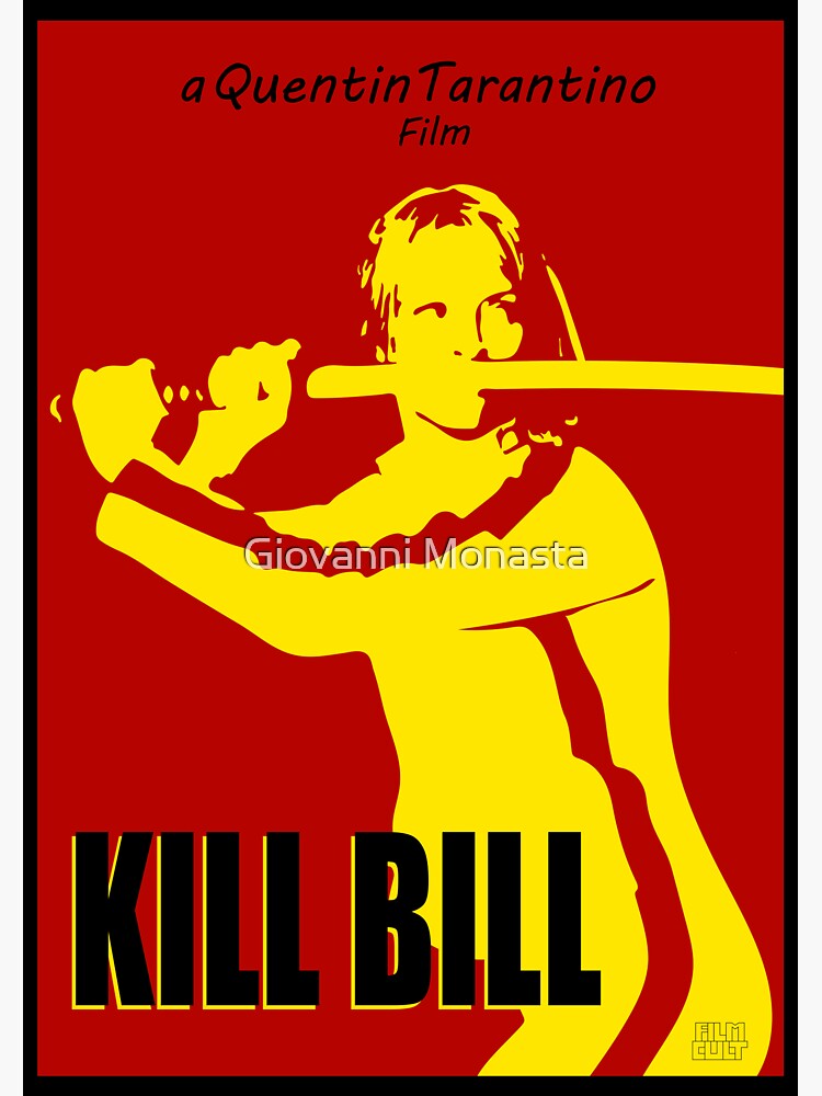 Kill Bill Sticker By Grahicmonas Redbubble