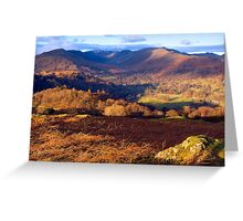 Fairfield from Loughrigg Fell - The Lake District Greeting Card