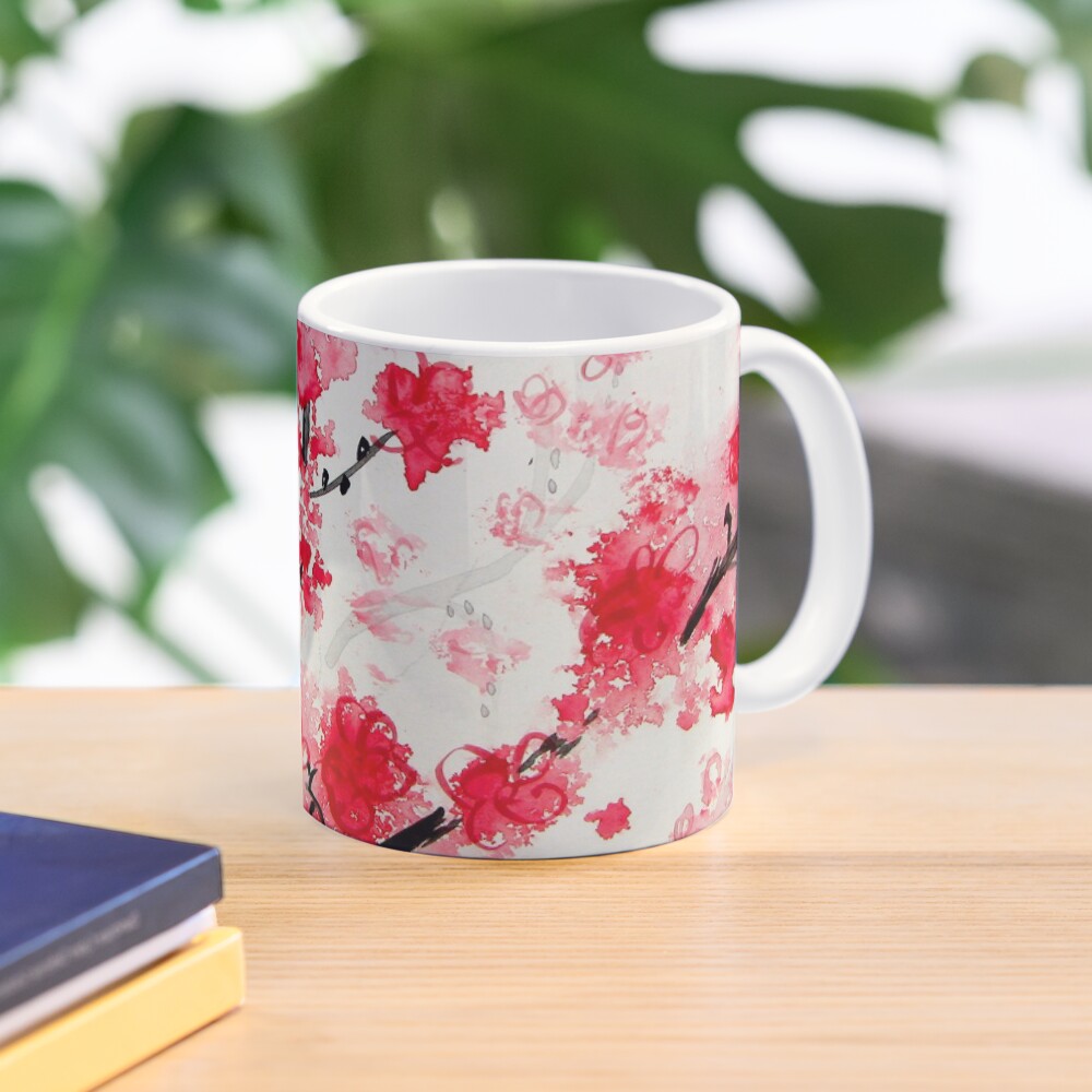 Cherry Blossoms Coffee Mug For Sale By Kathienichols Redbubble