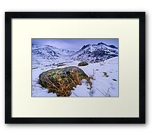 Great Langdale in Winter - The Lake District Framed Print
