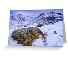 Great Langdale in Winter - The Lake District Greeting Card