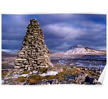 Ingleborough from Twisleton Scars - The Yorkshire Dales Poster