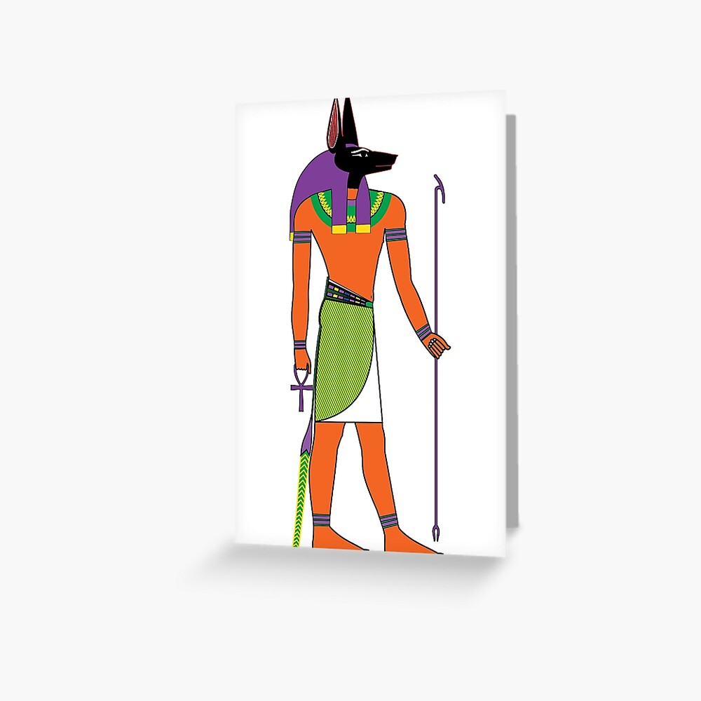 Anubis Fresh Colors Egyptian Gods Goddesses And Deities