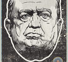 FBI J Edgar Hoover Propaganda Print by LibertyManiacs