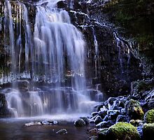 Scaleber Force in winter - The Yorkshire Dales by Dave Lawrance