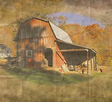 Little Red Barn by Sharksladie