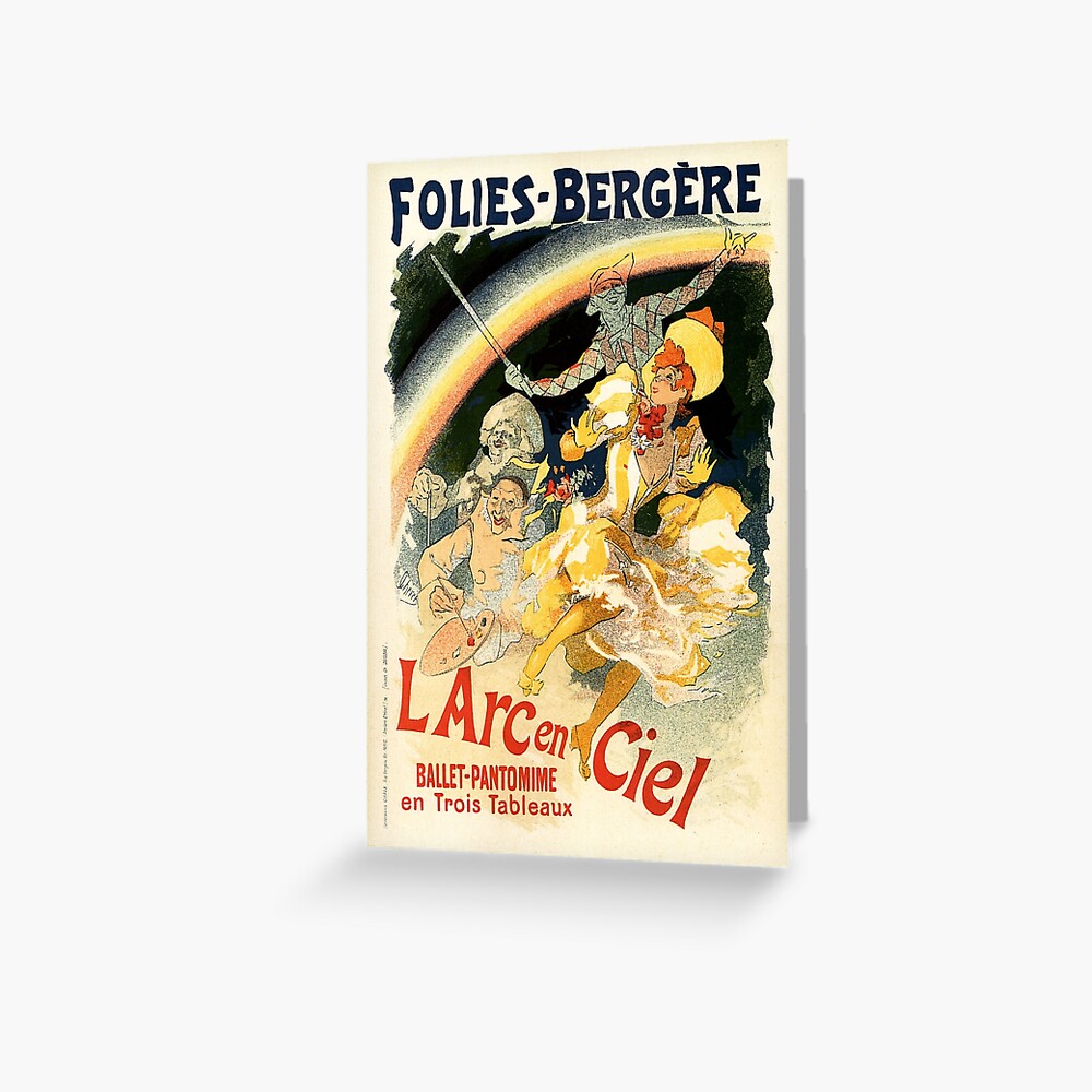 Folies Bergere L Arc En Ciel Ballet Pantomime Theatre Vintage French