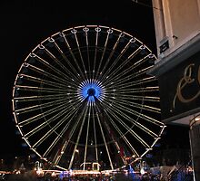 Ferris Wheel by night. Lille Christmas market by Sarah Howes