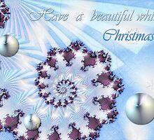 White Christmas Card by rocamiadesign