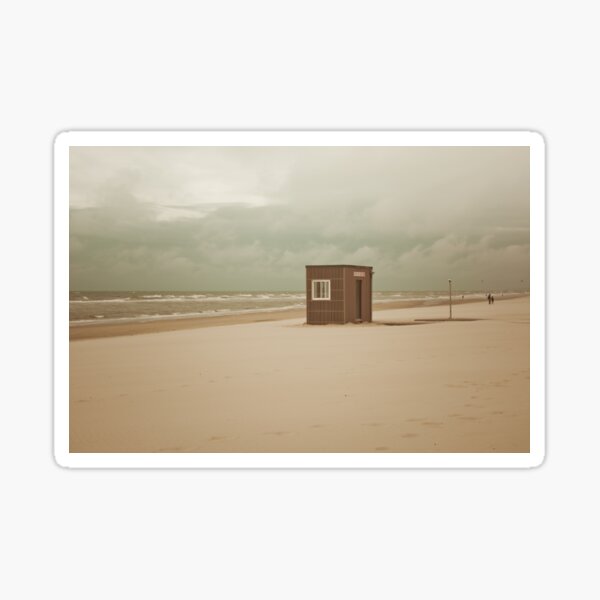 The Hut On The Beach Le Touquet Sticker For Sale By Jsebouvi Redbubble