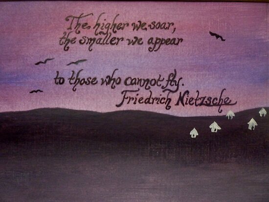... By Barbara â€º Portfolio â€º Friedrich Nietzsche Quote On Acrylic
