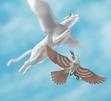 Quicksilver the Cat...imagines flying by Brandon S.