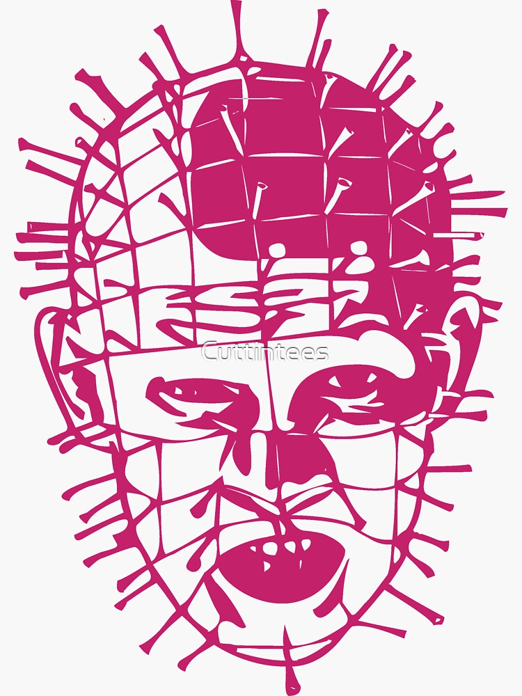 Fuschia Pinhead Sticker For Sale By Cuttintees Redbubble