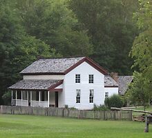 Gregg-Cable Mill House in Cades Cove by JeffeeArt4u