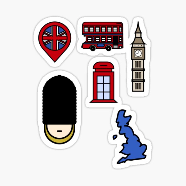 Uk Sticker Pack Sticker For Sale By Tristahx Redbubble