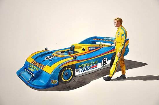 Mark Donohue and his 917 30 by Cameron Porter