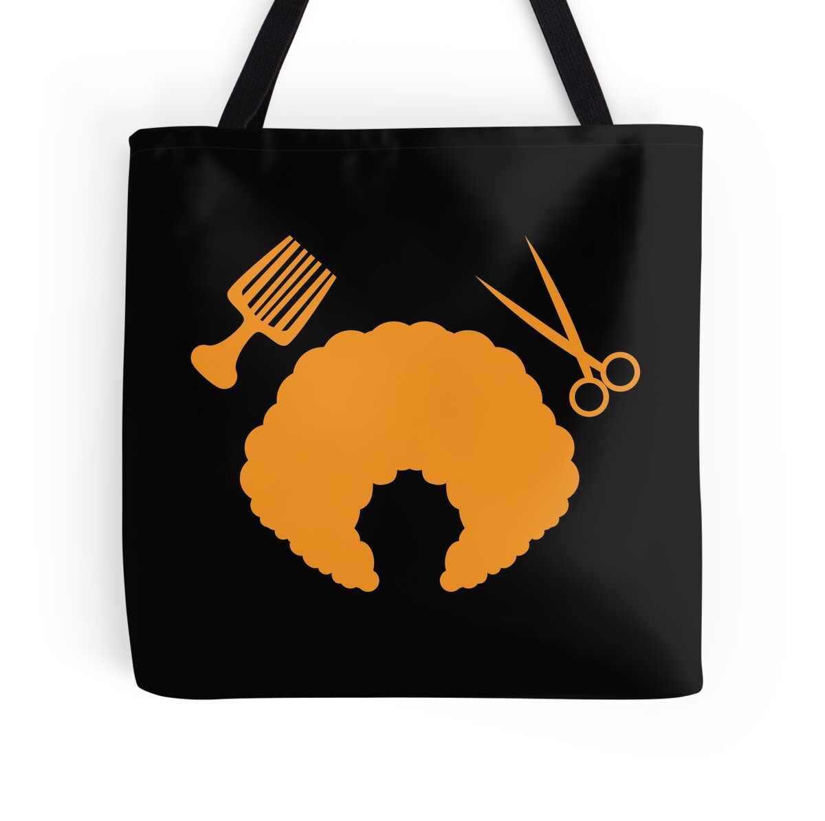 "AFRO Hairdresser stylist" Tote Bags by jazzydevil | Redbubble