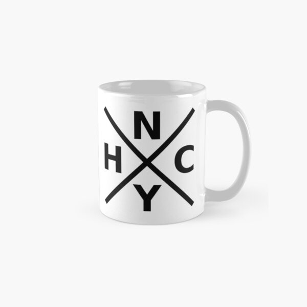 NYHC New York Hardcore Logo Black Font Mug By Ramiro Redbubble