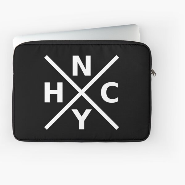 Nyhc New York Hardcore Logo White Font Laptop Sleeve By Ramiro