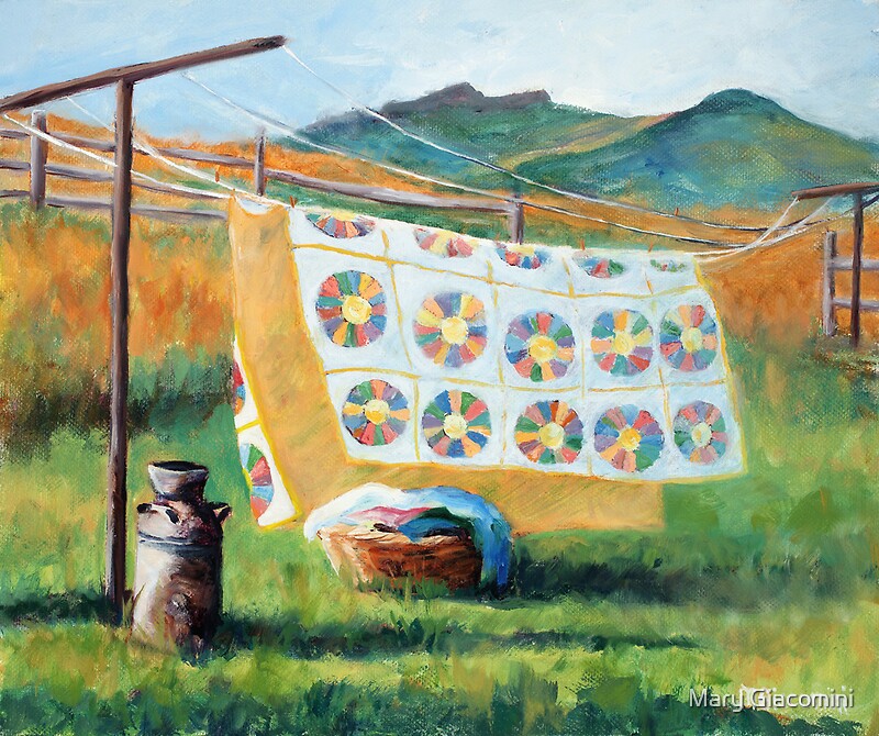 ""Fresh from the Clothesline"" by Mary Redbubble